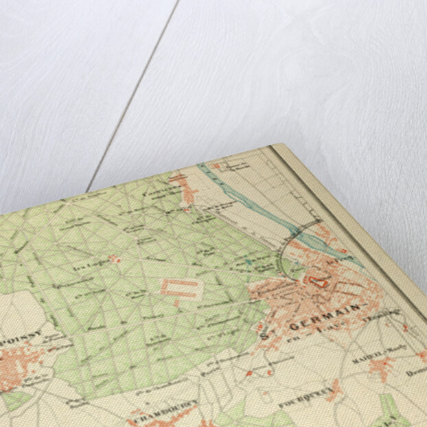 Map of St. Germain by Anonymous