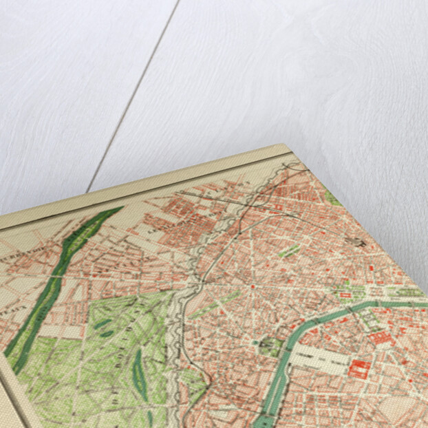 Map of Paris by Anonymous