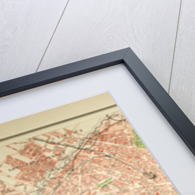 Map of Paris by Anonymous