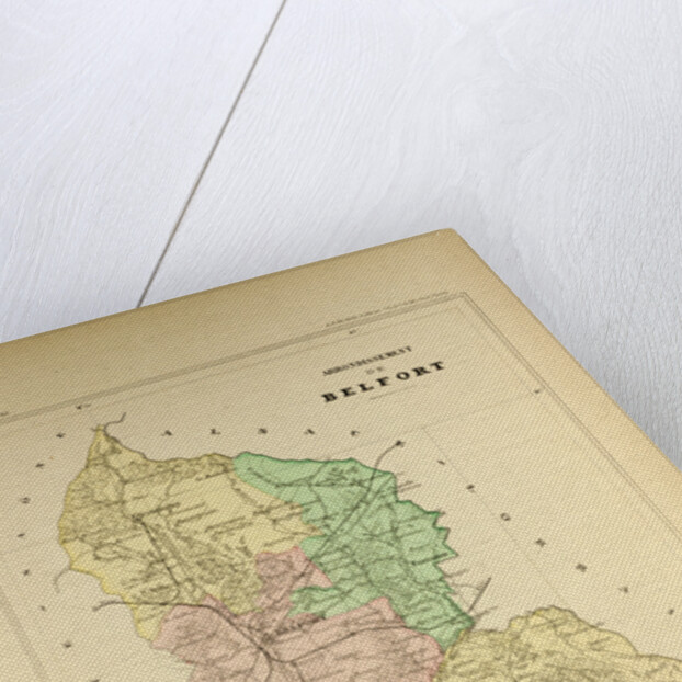 Map of Belfort by Anonymous