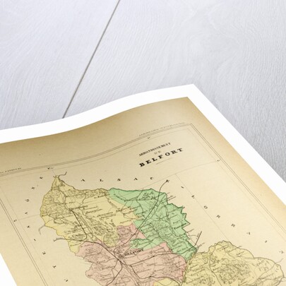 Map of Belfort by Anonymous