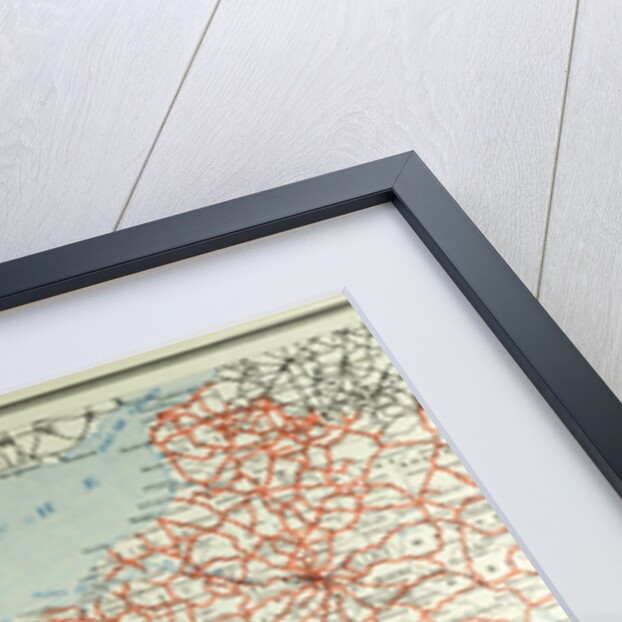 Map of French Railway Lines by Anonymous