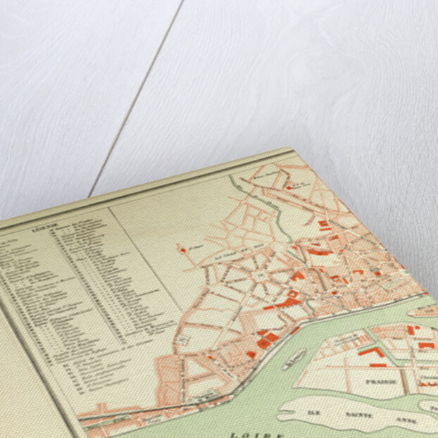 Map of Nantes by Anonymous