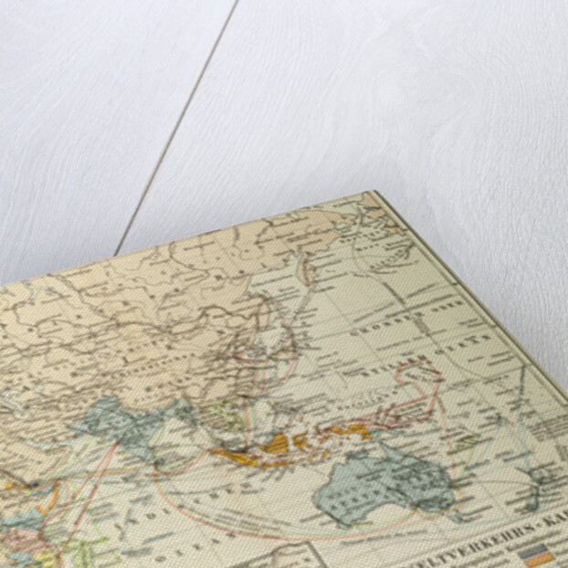 Old Map of the World by Anonymous