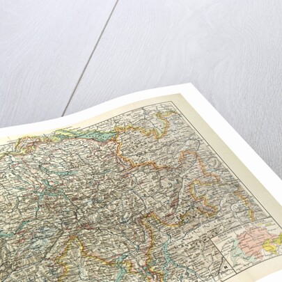 Old Map of Switzerland by Anonymous