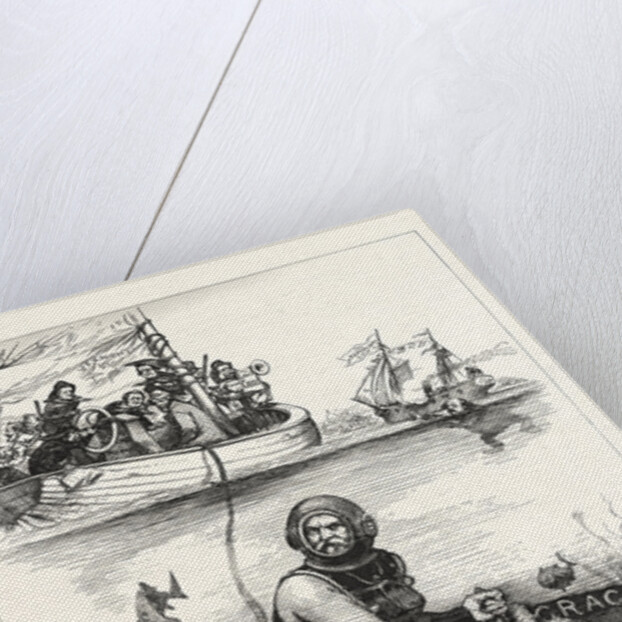 An Ancient Wreck. If I Only Had This Old Hulk Water above the Water and on the White House Dry-Dock by Anonymous