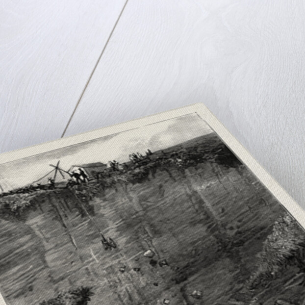 Blue Jackets Removing a Battery of British Guns for Embarkation on Board H.M.S. Calypso by Anonymous