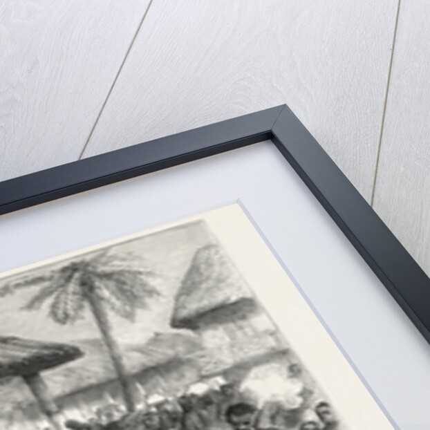 The Ashanti War: Ashantees Buying Muskets with Gold Dust at Assinee, Ghana by Anonymous