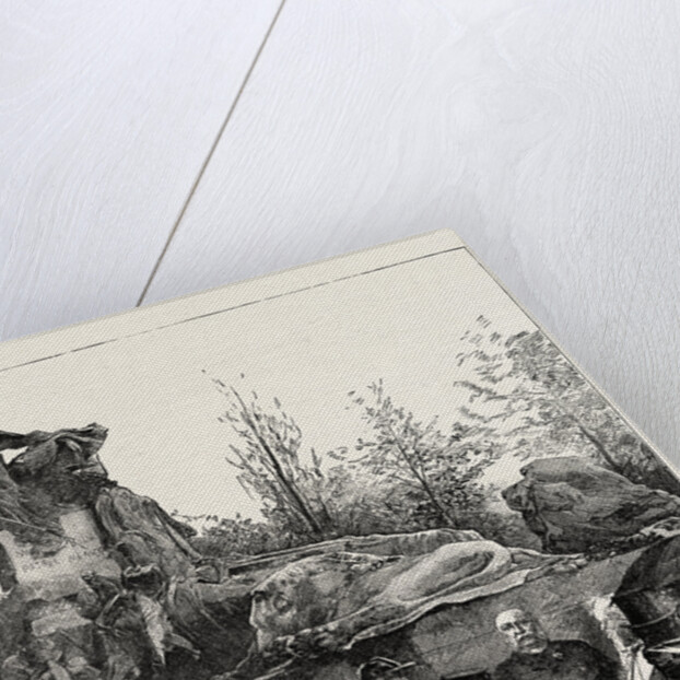 The Unveiling of the Waterloo Monument in the Evere Cemetery, Brussels, by H.R.H. The Duke of Cambridge, Belgium by Anonymous