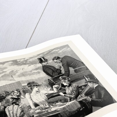 At Doncaster Races, a Sweepstake after Lunch, UK by Anonymous