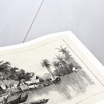 Malay Native Village on the East Coast of Sumatra, Indonesia by Anonymous