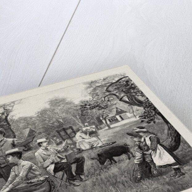 A Day with the Sketching Club at Bushey by Anonymous