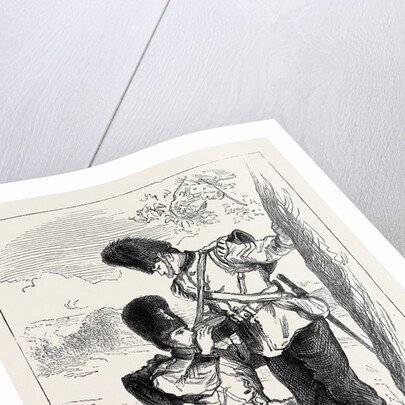 The Autumn Manoeuvres: A Friend in Need, a Sketch on the March to Bottle Bush Down by Anonymous