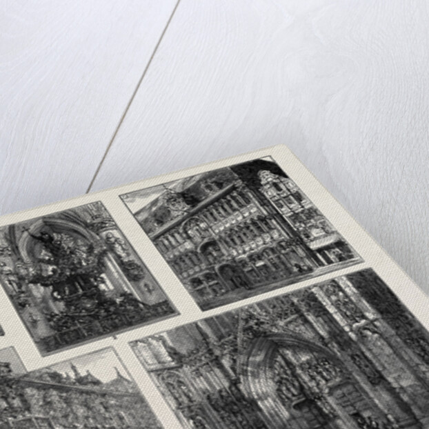 The Volunteer Visit to Belgium, Sketches in Brussels and Ghent by Anonymous