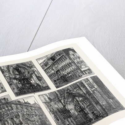 The Volunteer Visit to Belgium, Sketches in Brussels and Ghent by Anonymous