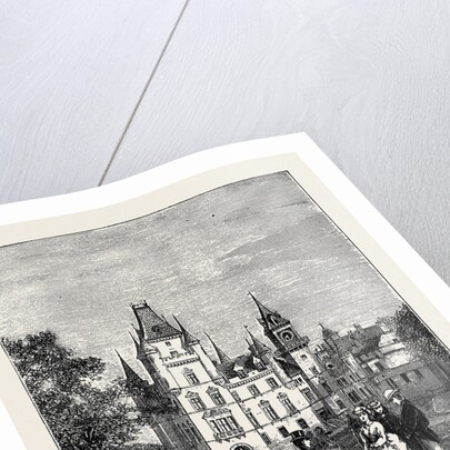 The Queen's Visit to Dunrobin: Dunrobin Castle by Anonymous