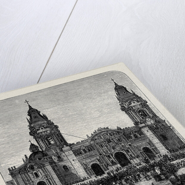 The Revolution in Peru: Hanging the Bodies of the Brothers Gutierrez Upon Lima Cathedral by Anonymous