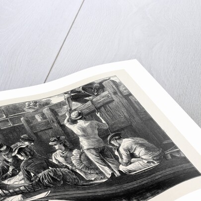 The Last Row of the Season, a Lock on the Thames by Anonymous