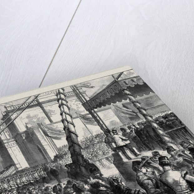 The Duke and Duchess of Teck at Southport: Princess Mary Laying the Foundation Stone of Cambridge Hall by Anonymous