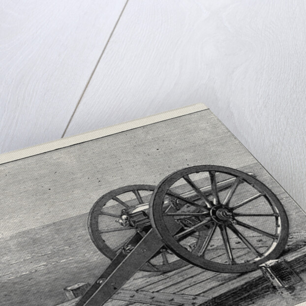 The Duke and Duchess of Teck at Southport: The Whitworth 9-Pounder Breech-Loading Rifled Field Gun by Anonymous