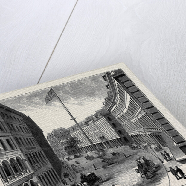 Views and Public Buildings in the City of Boston: View of Franklin Street by Anonymous