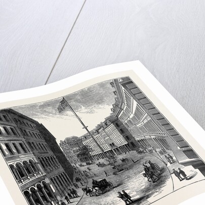 Views and Public Buildings in the City of Boston: View of Franklin Street by Anonymous