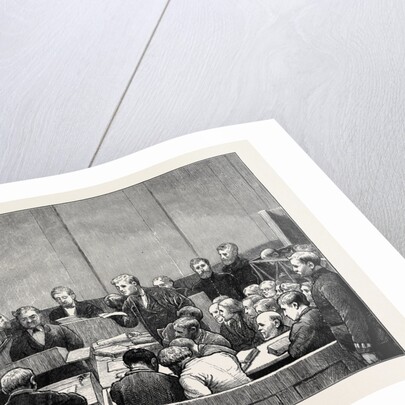 The Hyde Park Prosecutions: A Sketch in Marlborough Street Police Court, London by Anonymous