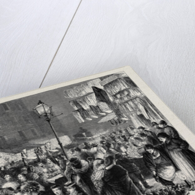 The London Poor at Their Christmas Marketing by Anonymous