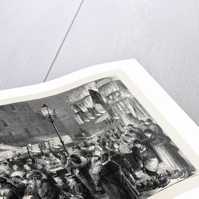 The London Poor at Their Christmas Marketing by Anonymous