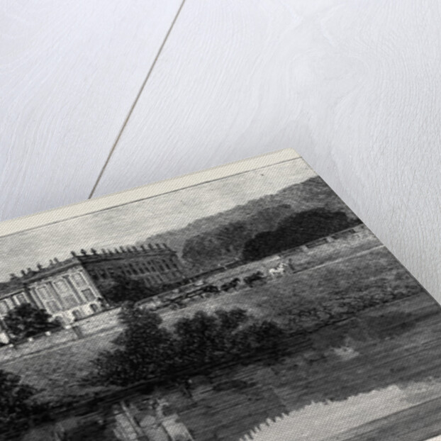 View of Chatsworth from the River Derwent by Anonymous