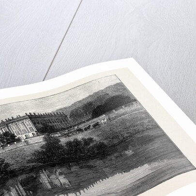 View of Chatsworth from the River Derwent by Anonymous