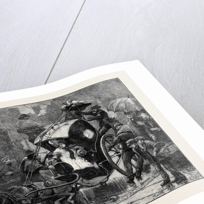 London Sketches, a Horse Down by Anonymous