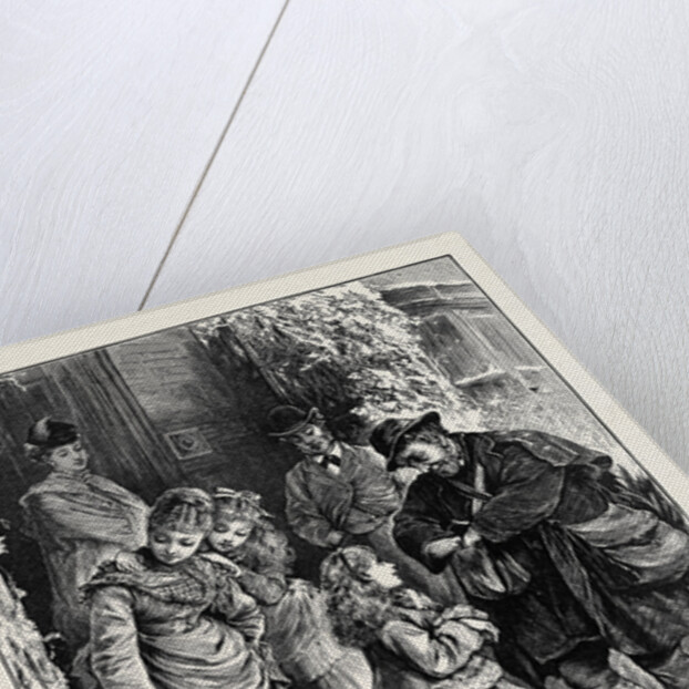 Christmas in the Country: Arrival of the Postman by Anonymous