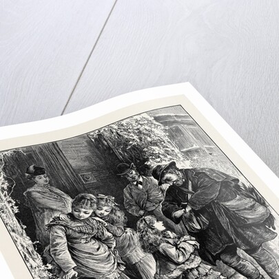 Christmas in the Country: Arrival of the Postman by Anonymous