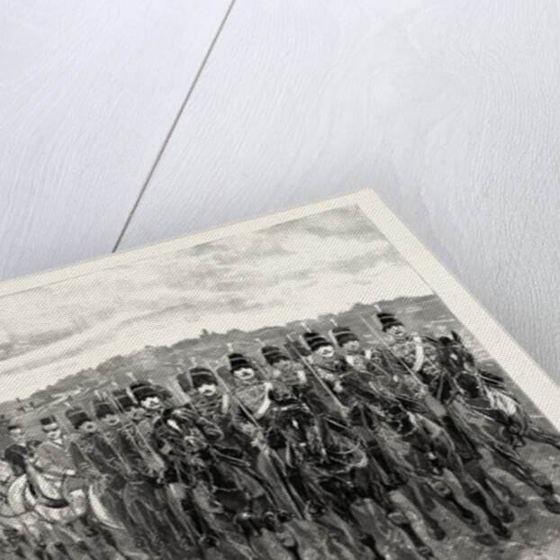 The Review Before the Queen at Aldershot: Her Majesty Driving from Farnborough Station to the Review by Anonymous