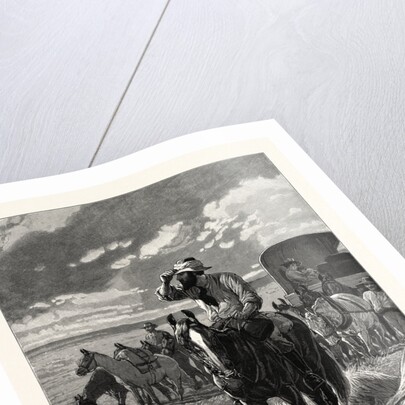 In Search of a New Home, a Scene in the Far West by Anonymous