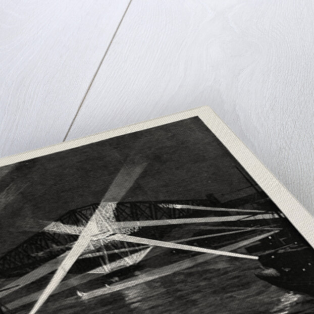 The Naval Manoeuvres, with the Northern Fleet: The Ships Searching the Forth Bridge with the Electric Light by Anonymous