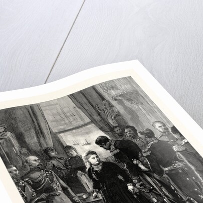 The Visit of the French Fleet: The Reception of French Officers by H.M. The Queen at Osborne by Anonymous