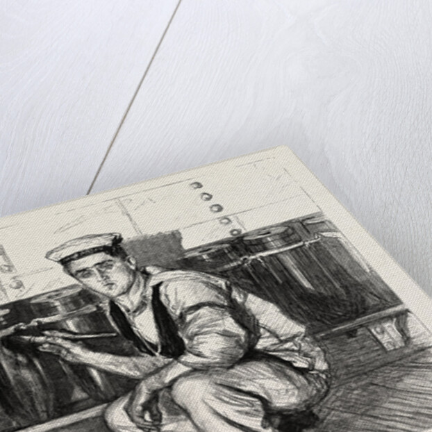 The Visit of the French Fleet: Preparations for the French: Polishing Up the Shells by Anonymous