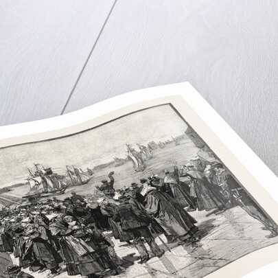 The Newfoundland Cod Fishery: The Fishing-Fleet Leaving for the Banks by Anonymous