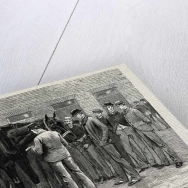 The Centenary of the Royal Veterinary College, Camden Town: Students at Work Under the Direction of S Professor. Free-Practice; Sounding His Lungs by Anonymous