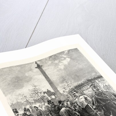 Recruiting for the Army Outside St. George's Barracks, Trafalgar Square, London by Anonymous