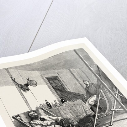 Sketches of Life on an Estancia in the Argentine Republic: Resting in the Veranda after a Day's Shooting by Anonymous