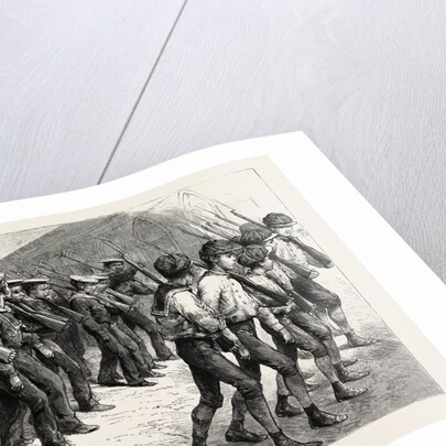 Young Brazil, Cadets Marching Through the Streets of Rio De Janeiro by Anonymous
