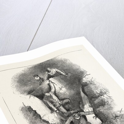 Deer Stalking in the Forest of the Black Mount, Argyllshire: A Rough Corner, the Stalk Down the Burn by Anonymous