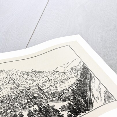 Meiringen, in the Canton of Berne, Switzerland, which Has Been Destroyed by Fire by Anonymous
