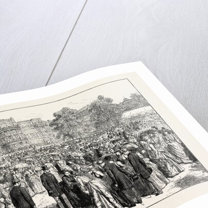 H.R.H. The Prince of Wales Attending Her Majesty at the Royal Jubilee Garden Party Held in the Grounds of Buckingham Palace, 1887 by Anonymous