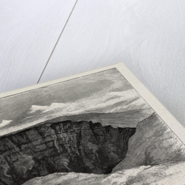 The Crater of the Active Volcano, Asamayama by Anonymous