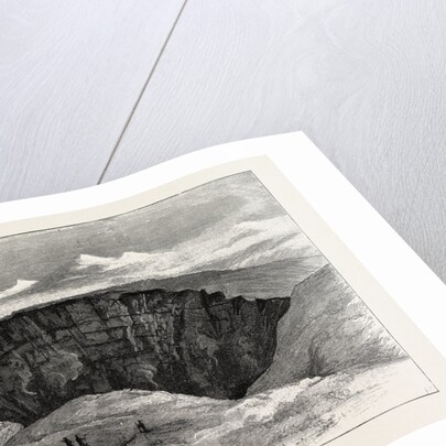 The Crater of the Active Volcano, Asamayama by Anonymous