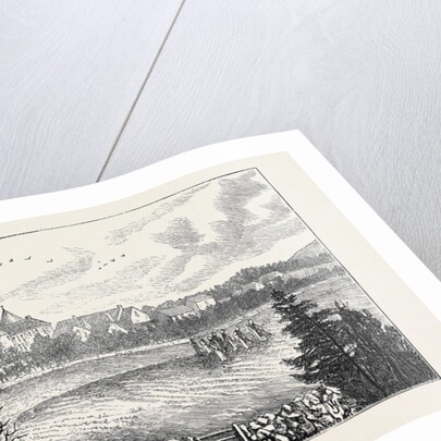 Monastic Life in England: Distant View of the Abbey by Anonymous